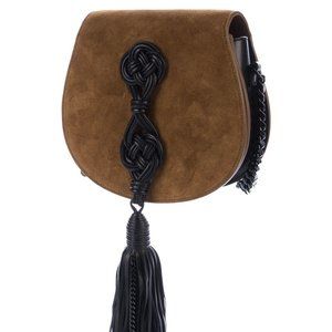 YSL - Saint Laurent Passementerie Crossbody Bag Suede Small